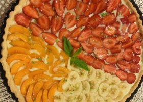 طريقة عمل تارت بالفواكه المشكلة