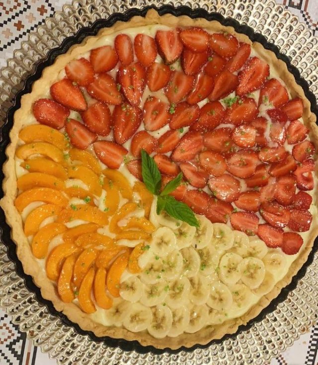 طريقة عمل تارت بالفواكه المشكلة
