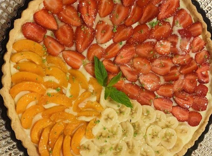 طريقة عمل تارت بالفواكه المشكلة