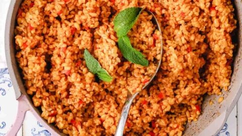 طريقة عمل صرر البرغل بالطريقة التركيه