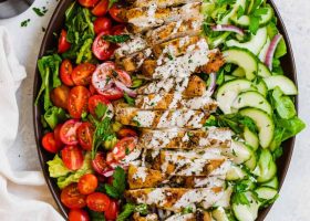 طريقة عمل شاورما الخضار بصوص الطحينة الباردة