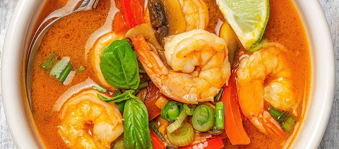 طريقة عمل شوربة الروبيان بالزنجبيل