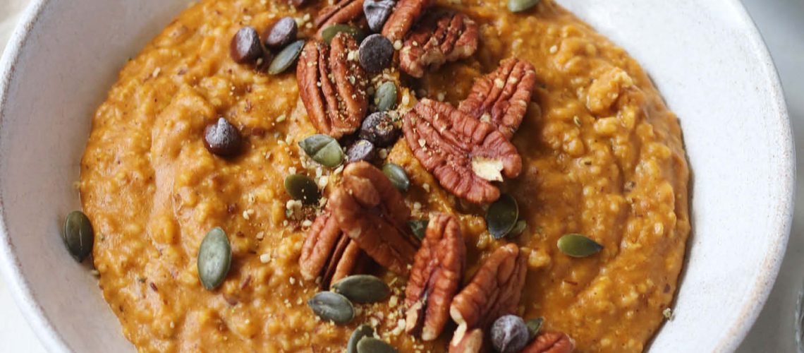 طريقة عمل عصيدة قرع عسلى بالقهوة والكاكاو