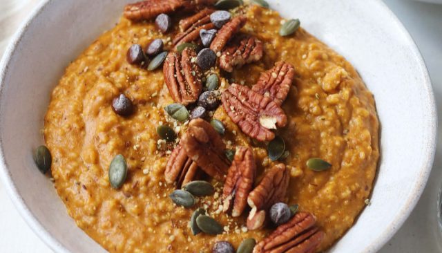 طريقة عمل عصيدة قرع عسلى بالقهوة والكاكاو