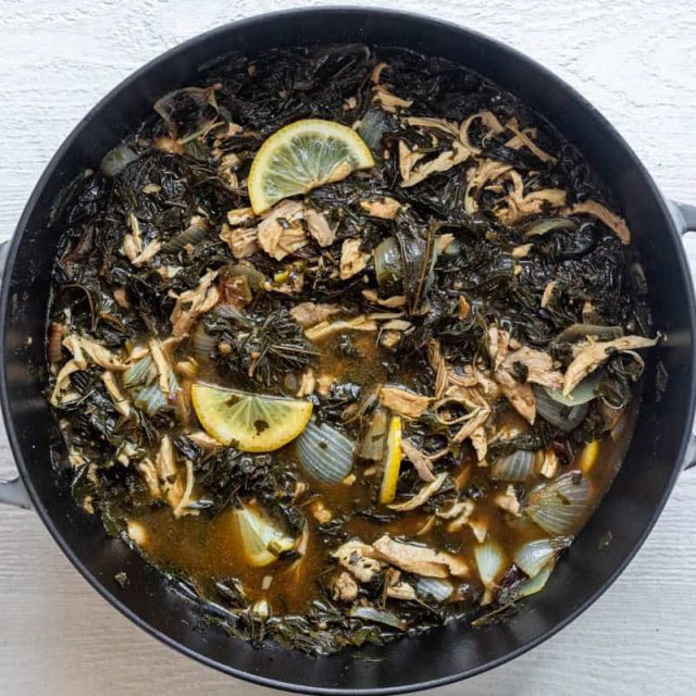 طريقة عمل ملوخية بالكستناء بصوص الرمان