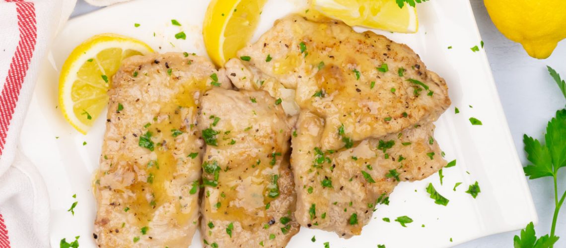 طريقة عمل إسكالوب الدجاج مع الليمون