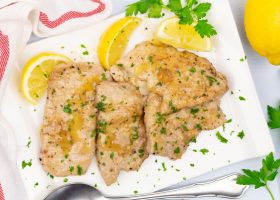 طريقة عمل إسكالوب الدجاج مع الليمون