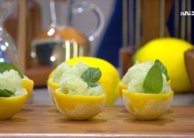 طريقة عمل حلوى جرانيتا الليمون