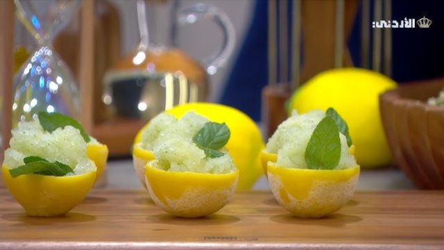 طريقة عمل حلوى جرانيتا الليمون