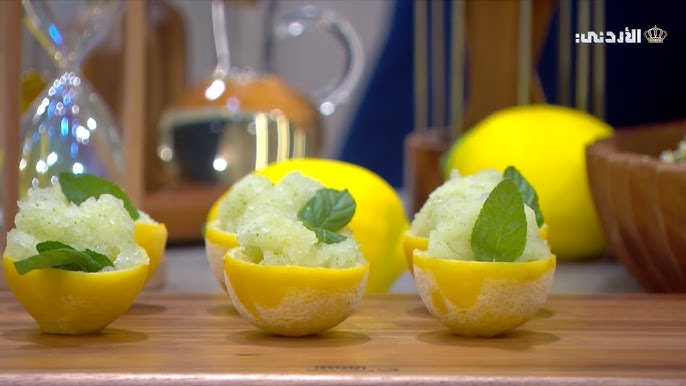 طريقة عمل حلوى جرانيتا الليمون