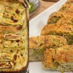 طريقة عمل لازانيا الكوسة والبطاطا الحلوة بصوص الطحينة