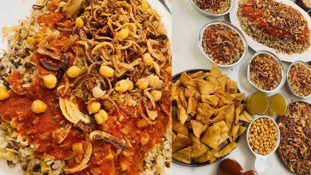 طريقة عمل كشري الحلة الواحدة