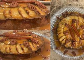 طريقة عمل باناكوتا التفاح بالقرفة وصوص الكراميل المملح