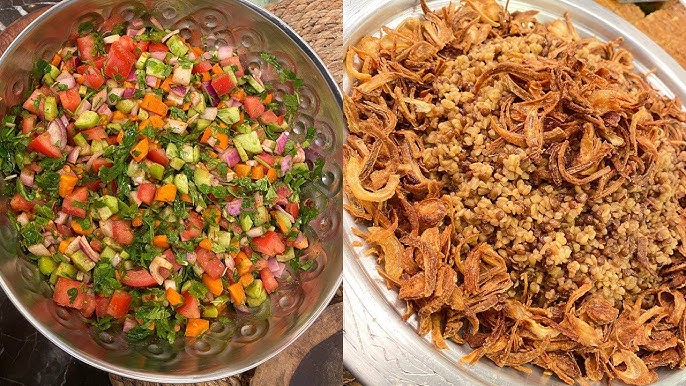 طريقة عمل سلطة المجدره الباردة