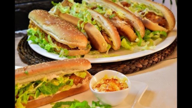 طريقة عمل ساندويش الدجاج بالتفاح