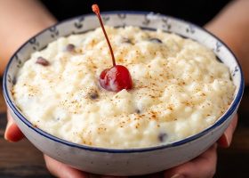 طريقة عمل ارز بلبن بالبطاطا الحلوة وجوز البقان