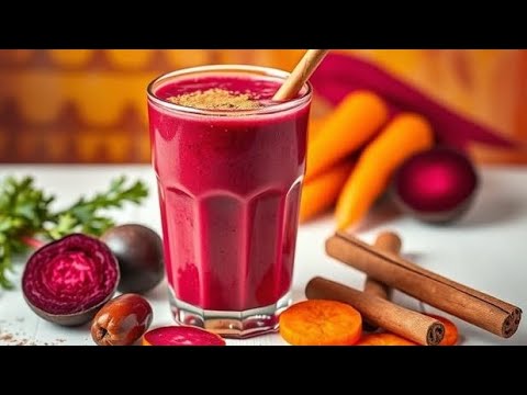 طريقة عمل عصير الشمندر واليوسفي مع لمسة قرفة