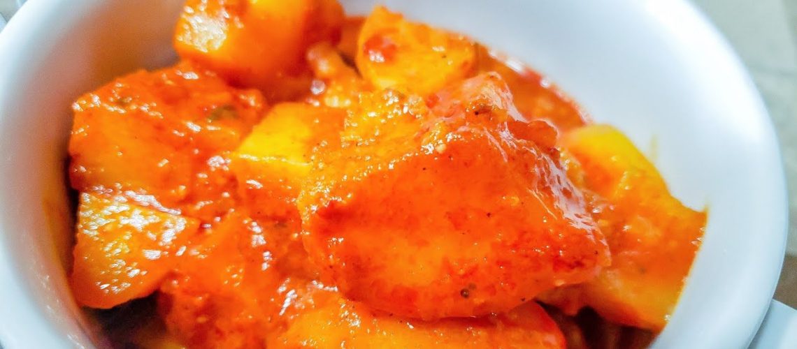 طريقة عمل إيدام البطاطس الحار