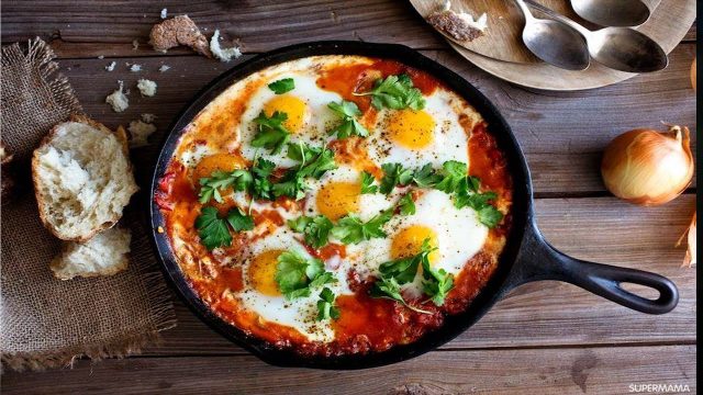 طريقة عمل الشكشوكة السعودية بالبيض