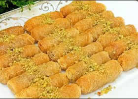 طريقة عمل أصابع الكنافة بالمكسرات