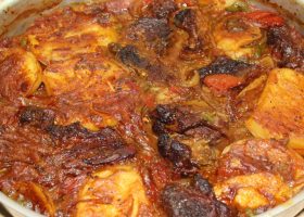 طريقة عمل صينية البطاطس باللحمة الشرائح