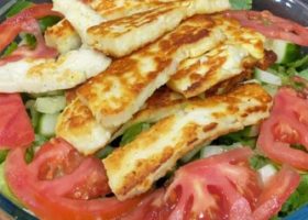 طريقة عمل الجبن الحلوم المقلي للفطور