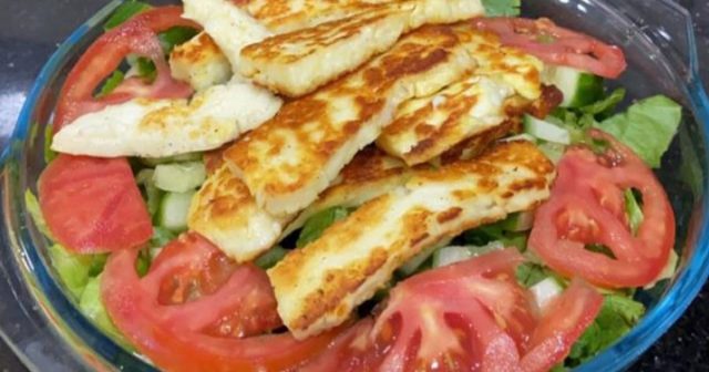 طريقة عمل الجبن الحلوم المقلي للفطور