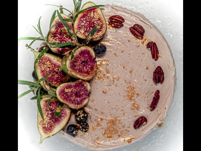 طريقة عمل تشيز كيك التين المجفف بالكاراميل