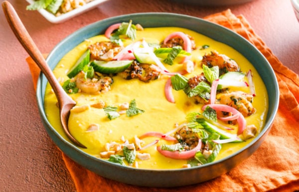 طريقة عمل شوربة ذرة باردة بحليب جوز الهند