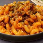 طريقة عمل باستا بالبسطرمة وصوص الرمان