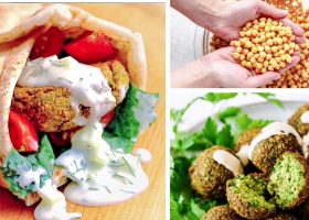 طريقة عمل ساندوتش برجر فلافل بالجبنة السايحة والأفوكادو