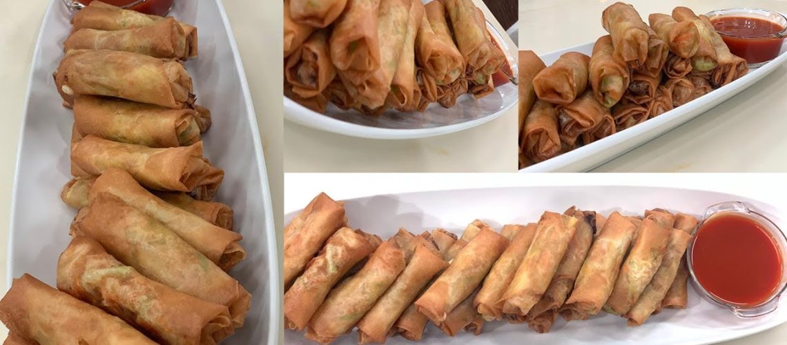 طريقة عمل سبرنج رولز بالبط بالبرتقال وصوص الصويا بالعسل