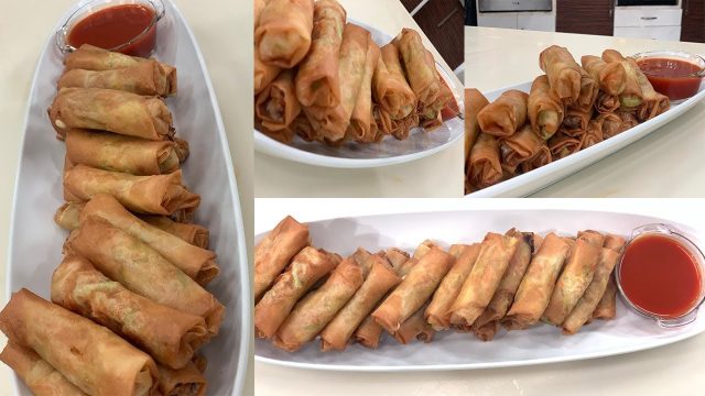 طريقة عمل سبرنج رولز بالبط بالبرتقال وصوص الصويا بالعسل