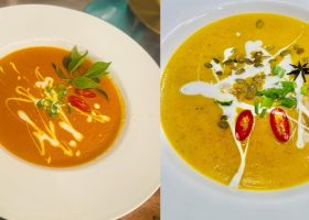 طريقة عمل شوربة القرع بالعسل والزنجبيل مع لمسة قشر برتقال