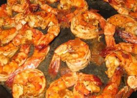 طريقة عمل كباب جمبرى متتبل بالبرتقال والزنجبيل المشوى