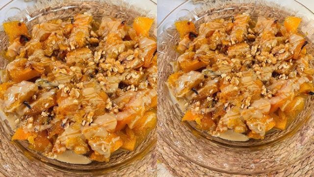 طريقة عمل ريستوتو المشروم والقرع العسلي