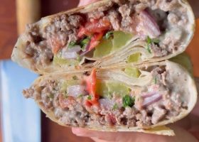 طريقة عمل شاورما الفطر بصوص البرتقال والكزبرة