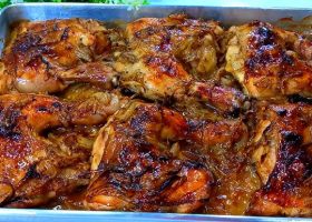 طريقة عمل دجاج الكروستال بالعسل الدخانى