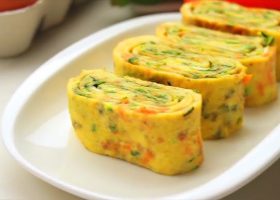 طريقة عمل رقائق البيض المحشية للفطور