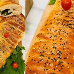 طريقة عمل فطيرة الفطر والسبانخ مع صوص الكريمة الحامضة