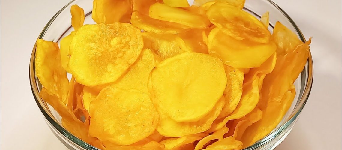 طريقة عمل الشيبس بدون زيت