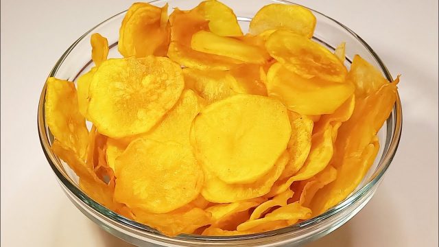 طريقة عمل الشيبس بدون زيت