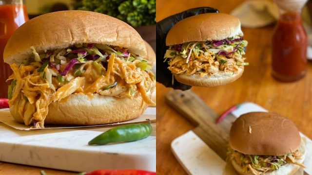 طريقة عمل برجر اللحم بالقرع والجبنة المدخنة