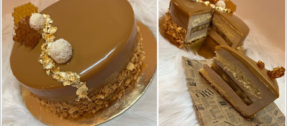 طريقة عمل موس الكستناء مع كريمة الفانيليا والكراميل