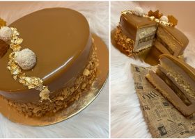 طريقة عمل موس الكستناء مع كريمة الفانيليا والكراميل