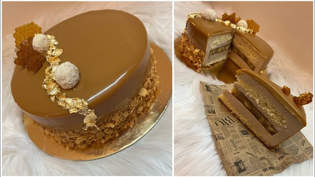 طريقة عمل موس الكستناء مع كريمة الفانيليا والكراميل