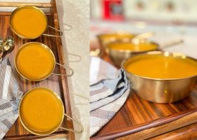 طريقة عمل شوربة العدس بالفلفل المشوى ولمسة الليمون المجفف