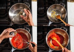 طريقة عمل صلصة الكشري بالسكر والثوم