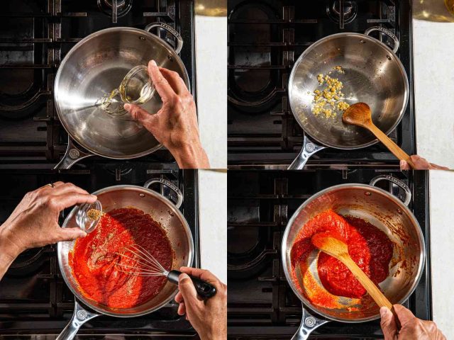 طريقة عمل صلصة الكشري بالسكر والثوم