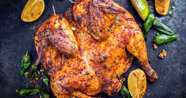 طريقة عمل الدجاج الكراميلى بالفحم النباتى